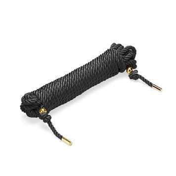 Веревка для шибари Liebe Seele Shibari 10M Rope Black, комбинированный состав SO9522 фото Купить   Liebe Seele (Японія) 812 грн