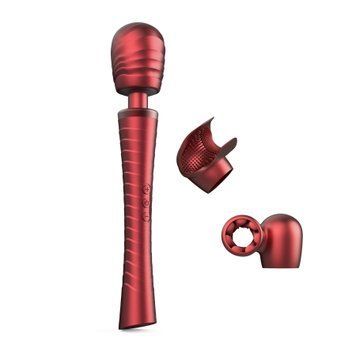 Вібромасажер MAN.WAND EDGY Velvet Red SX4043 фото Купити Вібромасажер MAN.WAND EDGY Velvet Red  Manwan  7 599 грн