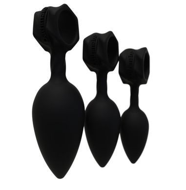 Набор анальных пробок Bathmate Anal Training Plugs, диаметр 2,5см - 3,1см - 3,8см SO3359 фото Купить   Bathmate  2 180 грн
