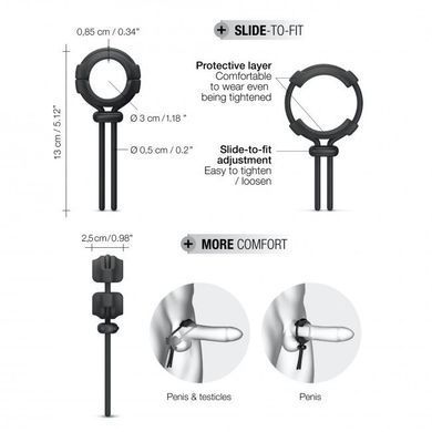Регульоване ерекційне кільце Dorcel FIT RING SO5078 фото Купити Регульоване ерекційне кільце Dorcel FIT RING  Dorcel (Франція) 923 грн