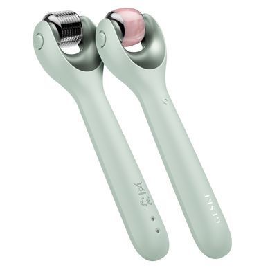 Електронний ролер для обличчя з мікроголками GESKE MicroNeedle Face Roller 9в1 green HB0195 фото Купити Електронний ролер для обличчя з мікроголками GESKE MicroNeedle Face Roller 9в1 green  GESKE 1 699 грн