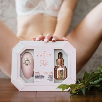 Подарунковий набір HighOnLove & JOPEN: Objects of Desire (краплі для клітора і вібратор з кристалами) SO3375 фото Купити Подарунковий набір HighOnLove & JOPEN: Objects of Desire (краплі для клітора і вібратор з кристалами)  HighOnLove (Канада) 2 762 грн