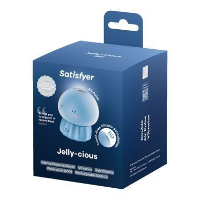 Вакуумний кліторальний стимулятор Satisfyer Jelly-cious Green SX3544 фото Купити Вакуумний кліторальний стимулятор Satisfyer Jelly-cious Green  Satisfyer (Німеччина) 1 389 грн