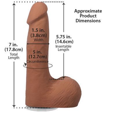 Фалоімітатор Doc Johnson The Realistic Cock ULTRASKYN - 7 Inch with Balls Caramel SX4456 фото Купити Фалоімітатор Doc Johnson The Realistic Cock ULTRASKYN - 7 Inch with Balls Caramel  Doc Johnson  3 029 грн