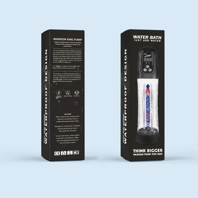 Автоматическая гидропомпа 2в1 (вода/воздух) Water Bath с LED-дисплеем, 2 режима SX1636 фото Купить   Men Powerup (Китай) 3 141 грн