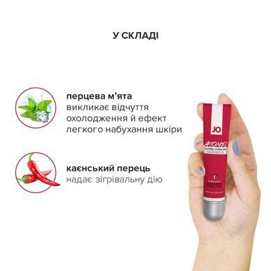 Возбуждающий гель для клитора JO ATOMIC WARMING (10 мл) разогревающий SO1502 фото Купить   JO (США) 1 062 грн