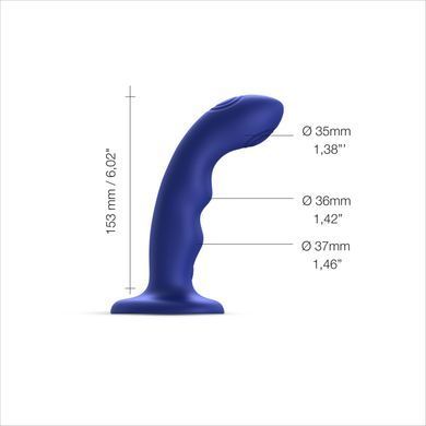 Насадка для страпона з подвійною точковою пульсацією Strap-On-Me TAPPING DILDO WAVE &ndash; NIGHT BLUE, М SO9621 фото Купити Насадка для страпона з подвійною точковою пульсацією Strap-On-Me TAPPING DILDO WAVE &ndash; NIGHT BLUE, М  Strap-On-Me (Франція) 3 787 грн