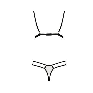 Комплект белья Passion ORIHIME SET L/XL, white, стрепы, лиф и трусики EL16407 фото Купить   Passion (Польща) 1 690 грн