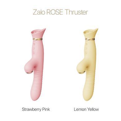Пульсатор-вібратор із вакуумною стимуляцією клітора Zalo - ROSE Thruster Strawberry Pink SO6682 фото Купити Пульсатор-вібратор із вакуумною стимуляцією клітора Zalo - ROSE Thruster Strawberry Pink  Zalo  3 654 грн