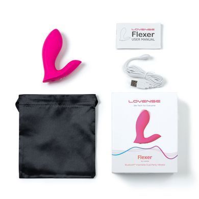 Смарт-вібратор у трусики Lovense Flexer, манливий рух + вібрація, стимуляція клітора та точки G SO7485 фото Купити Смарт-вібратор у трусики Lovense Flexer, манливий рух + вібрація, стимуляція клітора та точки G  Lovense  4 249 грн