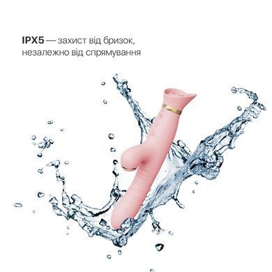 Пульсатор-вібратор із вакуумною стимуляцією клітора Zalo - ROSE Thruster Strawberry Pink SO6682 фото Купити Пульсатор-вібратор із вакуумною стимуляцією клітора Zalo - ROSE Thruster Strawberry Pink  Zalo  3 654 грн