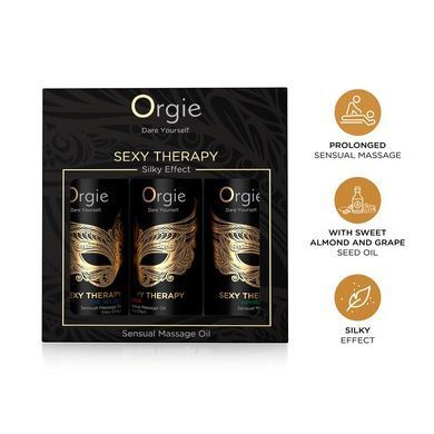 Набір масажних олій Orgie &ndash; Sexy Therapy Mini Size Collection (3х30 мл) SX1545 фото Купити Набір масажних олій Orgie &ndash; Sexy Therapy Mini Size Collection (3х30 мл)  Orgie 1 099 грн