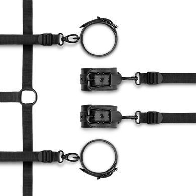 Фиксатор на кровать с наручниками и поножами Bedroom Fantasies: Under the bed Restraint Bondage Set SO8810 фото Купить   Bedroom Fantasies  1 939 грн