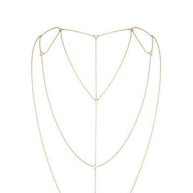 Цепочка для спины Bijoux Indiscrets Magnifique Back and Cleavage Chain - Gold, украшение для тела SO2657 фото Купить   Bijoux Indiscrets  895 грн