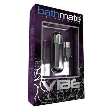 Вибропуля Bathmate Vibe Bullet Chrome, глубокая мощная вибрация SO2438 фото Купить   Bathmate  1 154 грн