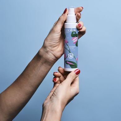 Антибактеріальний спрей для іграшок Goliate Nettoyant Sextoy 100 мл, безпечний для тіла SX3018 фото Купити Антибактеріальний спрей для іграшок Goliate Nettoyant Sextoy 100 мл, безпечний для тіла  Goliate (Франція) 803 грн