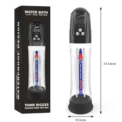 Автоматическая гидропомпа 2в1 (вода/воздух) Water Bath с LED-дисплеем, 2 режима SX1636 фото Купить   Men Powerup (Китай) 3 141 грн