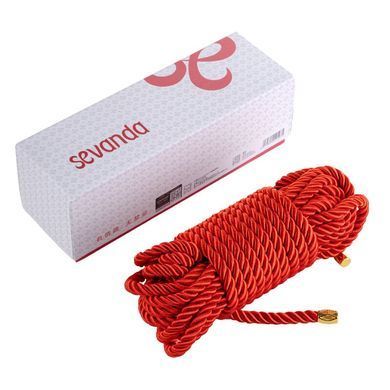 Мотузка для шибарі LOCKINK SEVANDA Shibari Pratice Rope, червона, 8 м, нейлон+бавовна SX0879 фото Купити Мотузка для шибарі LOCKINK SEVANDA Shibari Pratice Rope, червона, 8 м, нейлон+бавовна  LOCKINK (Китай) 646 грн