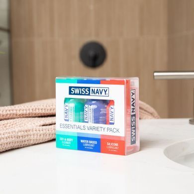 Набор Swiss Navy Essentials Variety Pack 3 х 30 мл SX1362 фото Купить   Swiss Navy (США) 1 015 грн