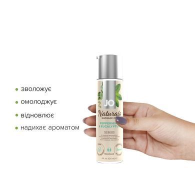 Масажна олія JO Naturals Massage Oil Peppermint & Eucalyptus з ефірними оліями (120 мл) SO6166 фото Купити Масажна олія JO Naturals Massage Oil Peppermint & Eucalyptus з ефірними оліями (120 мл)  JO (США) 553 грн