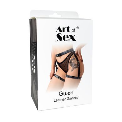 Сексуальні гартери Art of Sex - Gwen із натуральної шкіри, розмір XS-2XL, колір чорний SO7369 фото Купити Сексуальні гартери Art of Sex - Gwen із натуральної шкіри, розмір XS-2XL, колір червоний  Art of Sex  701 грн