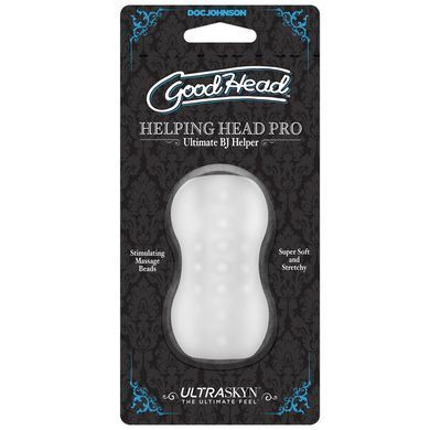 Мастурбатор Doc Johnson GoodHead &ndash; Helping Head Pro &ndash; Frost SO6069 фото Купити Мастурбатор Doc Johnson GoodHead &ndash; Helping Head Pro &ndash; Frost  Doc Johnson (США) 692 грн