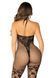 Бодистокинг Leg Avenue Seamless Net and Lace Lingerie Jumpsuit One Size, Black SX1757 фото 2