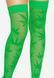 Панчохи з малюнком Leg Avenue 420 Net thigh highs Green &mdash; фото 3