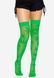 Панчохи з малюнком Leg Avenue 420 Net thigh highs Green &mdash; фото 4