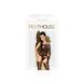 Бодистокинг Penthouse Magical Mistress Black S/L, открытый доступ, цветочный декор, имитация чулок SO6465 фото 3