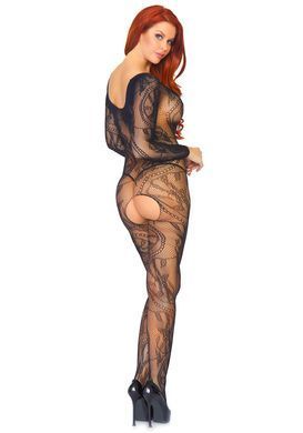 Бодістокінг Leg Avenue Swirl Lace Bodystocking One size Black, ажурна тканина, доступ SO8617 фото Купити Бодістокінг Leg Avenue Swirl Lace Bodystocking One size Black, ажурна тканина, доступ  Leg Avenue (США) 997 грн