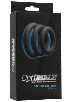 Набір ерекційних кілець Doc Johnson OptiMALE 3 C-Ring Set Thick SO4008 фото Купити Набір ерекційних кілець Doc Johnson OptiMALE 3 C-Ring Set Thick  Doc Johnson (США) 1 477 грн
