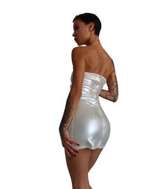 Мінісукня D&A, XS-S, white, nylon-lycra відкриті плечі з блискавкою на всю довжину SX1240 фото Купити Мінісукня D&A, XS-S, white, nylon-lycra відкриті плечі з блискавкою на всю довжину  D&A (Україна) 1 478 грн
