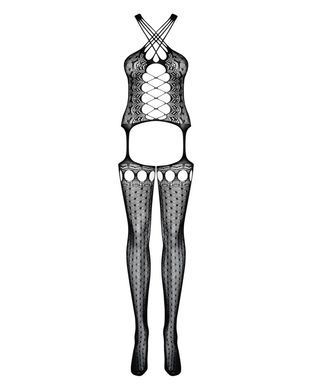 Бодістокінг Obsessive Bodystocking G313 S/M/L, шнурівка, геометричний декор SO7237 фото Купити Бодістокінг Obsessive Bodystocking G313 S/M/L, шнурівка, геометричний декор  Obsessive (Польща) 1 348 грн