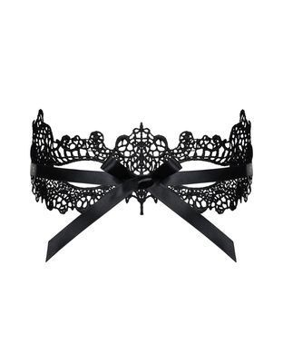 Мереживна маска Obsessive A701 mask, єдиний розмір, чорна SO7187 фото Купити Мереживна маска Obsessive A701 mask, єдиний розмір, чорна  Obsessive (Польща) 341 грн