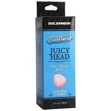 Увлажняющий оральный спрей Doc Johnson GoodHead &ndash; Juicy Head Dry Mouth Spray &ndash; Cotton Candy 59мл SO6070 фото Купить   Doc Johnson (США) 886 грн