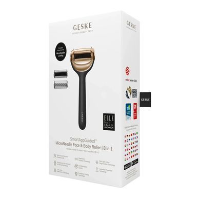 Электронный роллер для лица и тела с микроиглами GESKE MicroNeedle Face&Body Roller 8в1 gray HB0196 фото Купить Электронный роллер для лица и тела с микроиглами GESKE MicroNeedle Face&Body Roller 8в1 gray  GESKE 2 509 грн