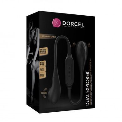 Вібратор на гнучкому зчепленні зі стимуляцією пальчиком Dorcel DUAL EXPLORER SO5079 фото Купити Вібратор на гнучкому зчепленні зі стимуляцією пальчиком Dorcel DUAL EXPLORER  Dorcel  4 215 грн