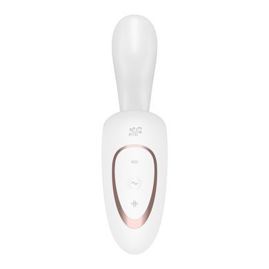 Вагинально-клиторальный вибратор Satisfyer G for Goddess 1 White, 2 мотора SX0576 фото Купить Вагинально-клиторальный вибратор Satisfyer G for Goddess 1 Dark Grey, 2 мотора  Satisfyer  1 886 грн