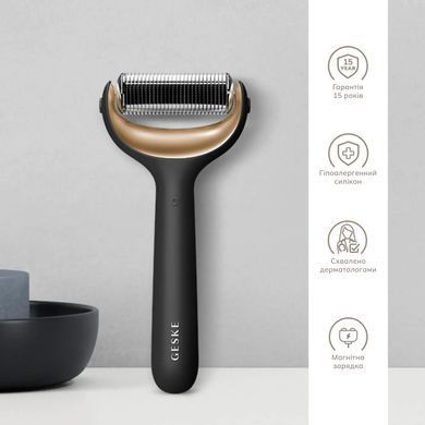 Электронный роллер для лица и тела с микроиглами GESKE MicroNeedle Face&Body Roller 8в1 gray HB0196 фото Купить Электронный роллер для лица и тела с микроиглами GESKE MicroNeedle Face&Body Roller 8в1 gray  GESKE 2 509 грн