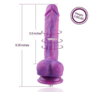 Фалоімітатор 8.2&Prime; з вібрацією для секс-машин Hismith Purple Silicone Dildo with Vibe, KlicLok SO6212 фото Купити Фалоімітатор 8.2&Prime; з вібрацією для секс-машин Hismith Purple Silicone Dildo with Vibe, KlicLok  Hismith (Китай) 3 085 грн