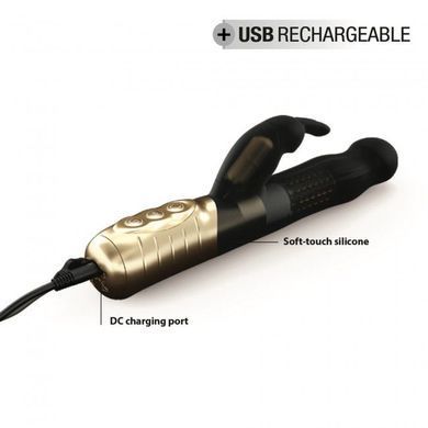 Вібратор-кролик Dorcel Baby Rabbit Gold 2.0 з перлинним масажем і головкою, що обертається SO4068 фото Купити Вібратор-кролик Dorcel Baby Rabbit Gold 2.0 з перлинним масажем і головкою, що обертається  Dorcel (Франція) 3 787 грн