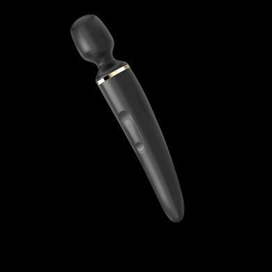 Вибромассажер Satisfyer Wand-er Woman (Black/Gold), водонепроницаемый, мощный, размер XXL SO3456 фото Купить   Satisfyer (Німеччина) 2 540 грн