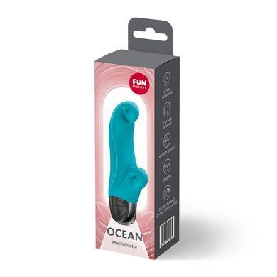 Вібратор-кролик Fun Factory OCEAN Aquamarine, для клітора та точки G, 6 режимів, на батарейках SX3711 фото Купити Вібратор-кролик Fun Factory OCEAN Aquamarine, для клітора та точки G, 6 режимів, на батарейках  Fun Factory (Німеччина) 1 199 грн