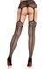 Колготки-чулки Leg Avenue Backseam Net Stockings with Garter Belt One Size Black SX2761 фото 3