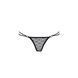Трусики на зав'язочках з боків Passion Exclusive ZITA THONG L/XL, black PS24401 фото 5