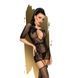 Бодистокинг Penthouse High stakes XL Black, мини-платье, цветочный декор, глубокое декольте, чулки SO6466 фото 1