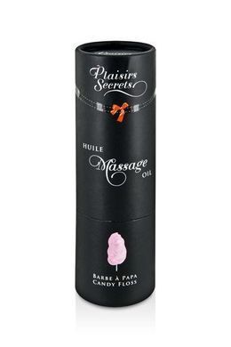 Массажное масло Plaisirs secrets Candy Floss (59 мл) с афродизиаками, съедобное, подарочная упаковка SO1851 фото Купить   Plaisirs Secrets (Франція) 489 грн