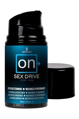 Крем для підвищення лібідо у чоловіків Sensuva ON Sex Drive for Him 50мл, з натуральними екстрактами SO3184 фото Купити Крем для підвищення лібідо у чоловіків Sensuva ON Sex Drive for Him 50мл, з натуральними екстрактами  Sensuva (США) 1 367 грн