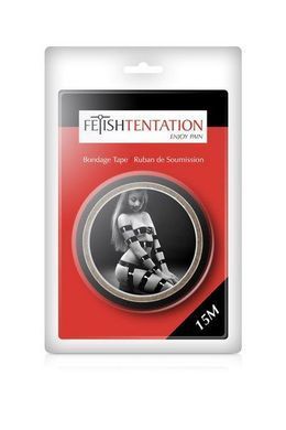 Скотч для бондажу Fetish Tentation Black (15м), не липне до шкіри і волосків, тільки сам до себе SO2234 фото Купити Скотч для бондажу Fetish Tentation Black (15м), не липне до шкіри і волосків, тільки сам до себе  Fetish Tentation (Франція) 396 грн